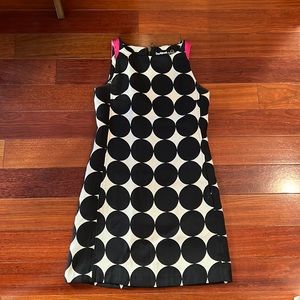 Desigual blue and white polka dotted dress
